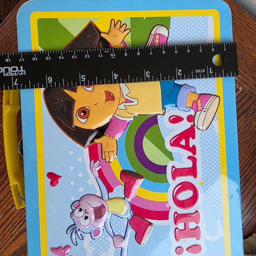 Vintage Dora the Explorer Metal Lunch Box Y2K 2007 Nickelodeon Kidcore Nostalgic